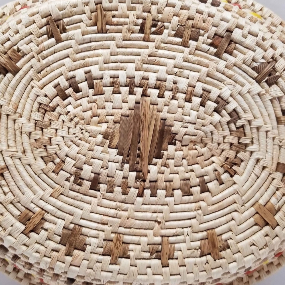 Woven Basket with Ribbon Accents - Picture 6 of 7